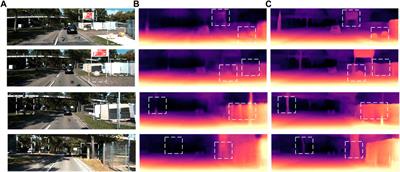 Accurate unsupervised monocular depth estimation for ill-posed region